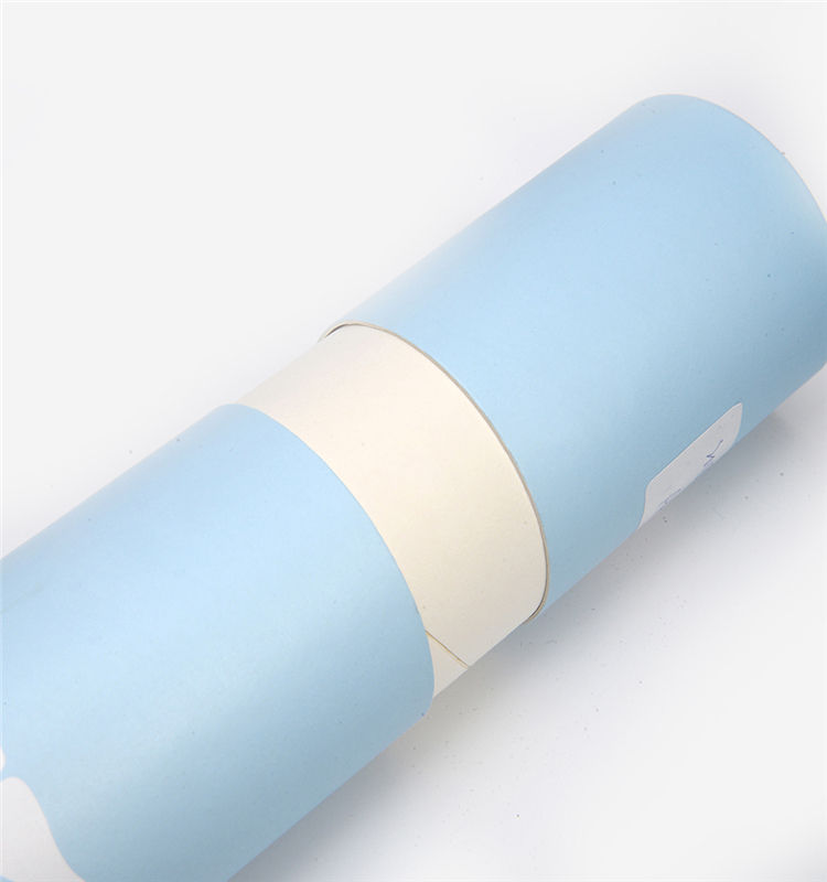 Rigid Cardboard Rolled Edge Tube Round Cylinder Gift Box