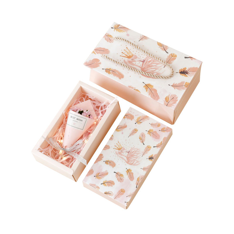 Folded perfume box packaging