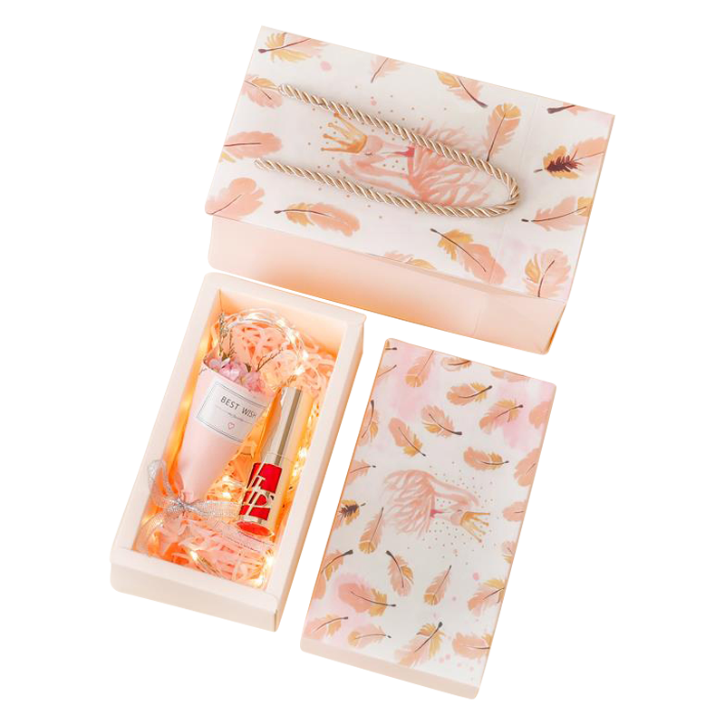 Folded perfume box packaging