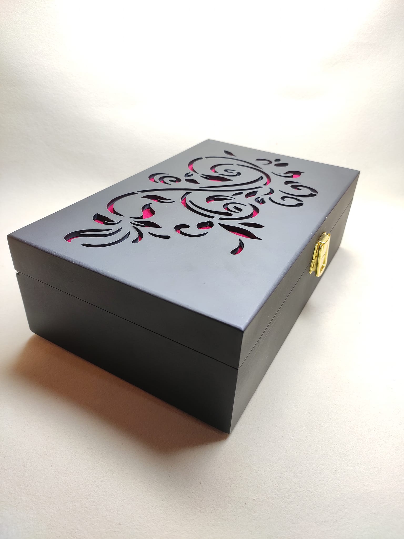 High-end wooden box for perfume