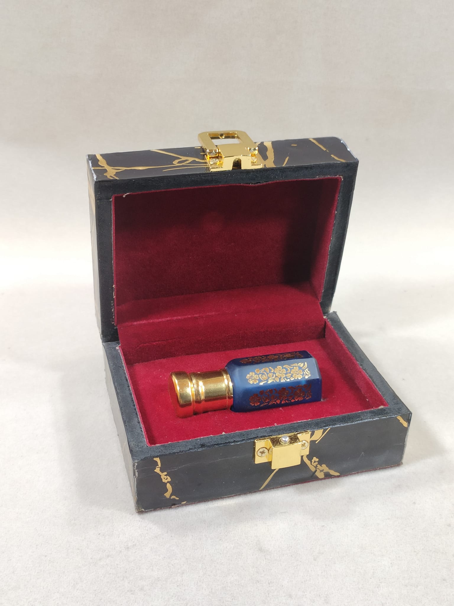 High-end wooden box for perfume