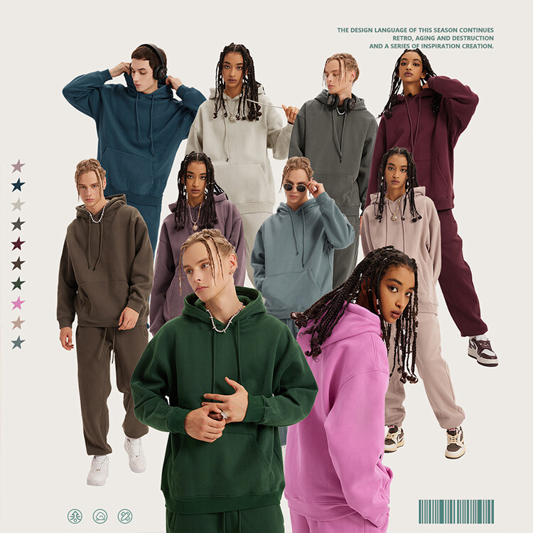 double lined hoodies pullover