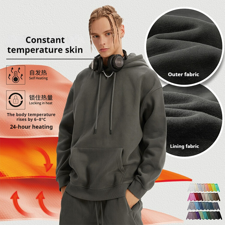 double lined hoodies pullover