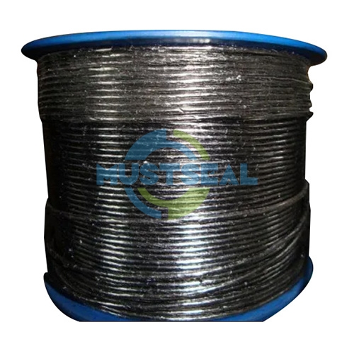 Graphite Yarn Wrapped with Wire Mesh