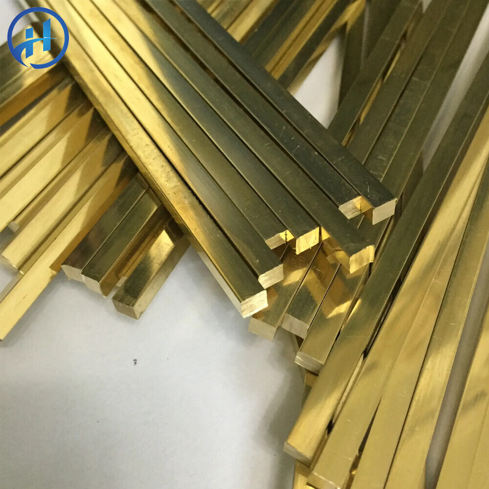 Brass square bar