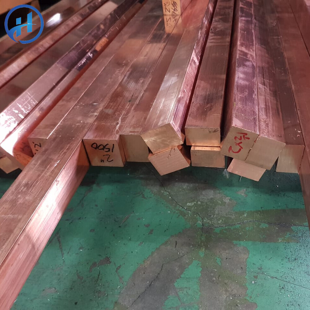 Copper square bar