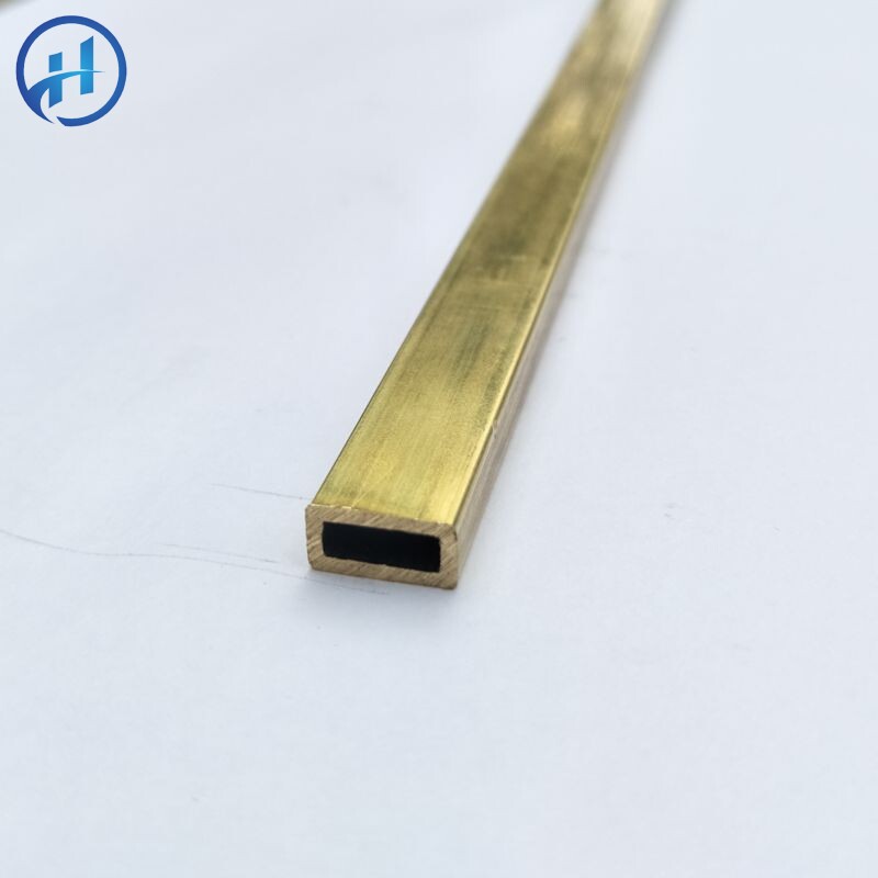 Brass square pipe