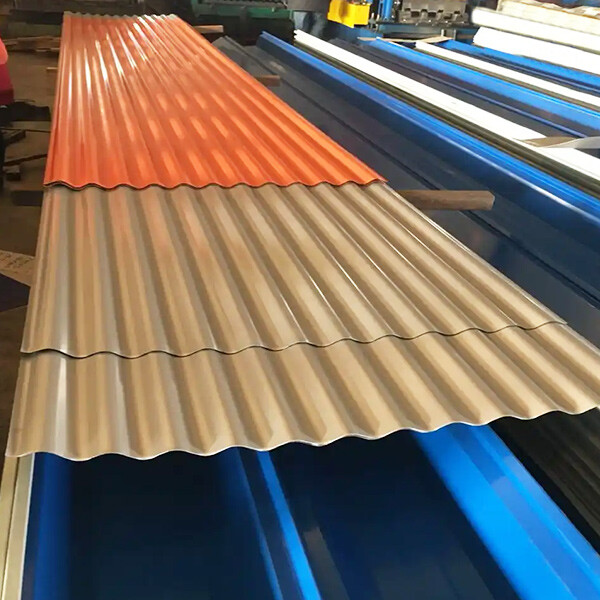 Galvanized color coated corrugated sheet
