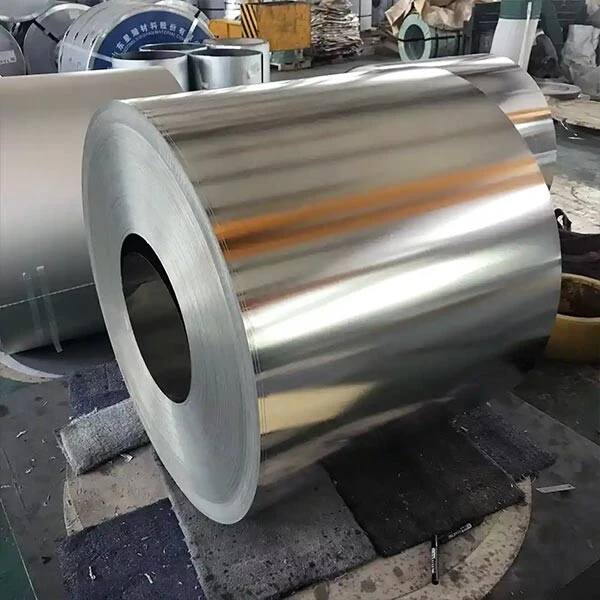 Electroplated tin coil