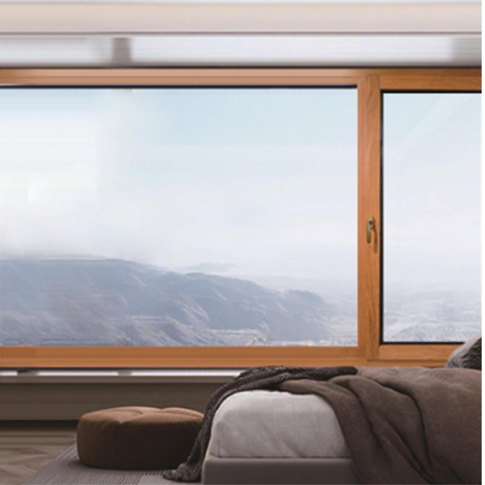 铝合金木质推拉窗