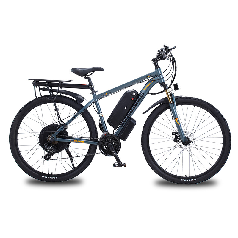 Two Seats 29 Inch Aluminum Alloy Frame E-Bike 48v 13ah 1000w Led Headlamp Mountain Electric Bicycle