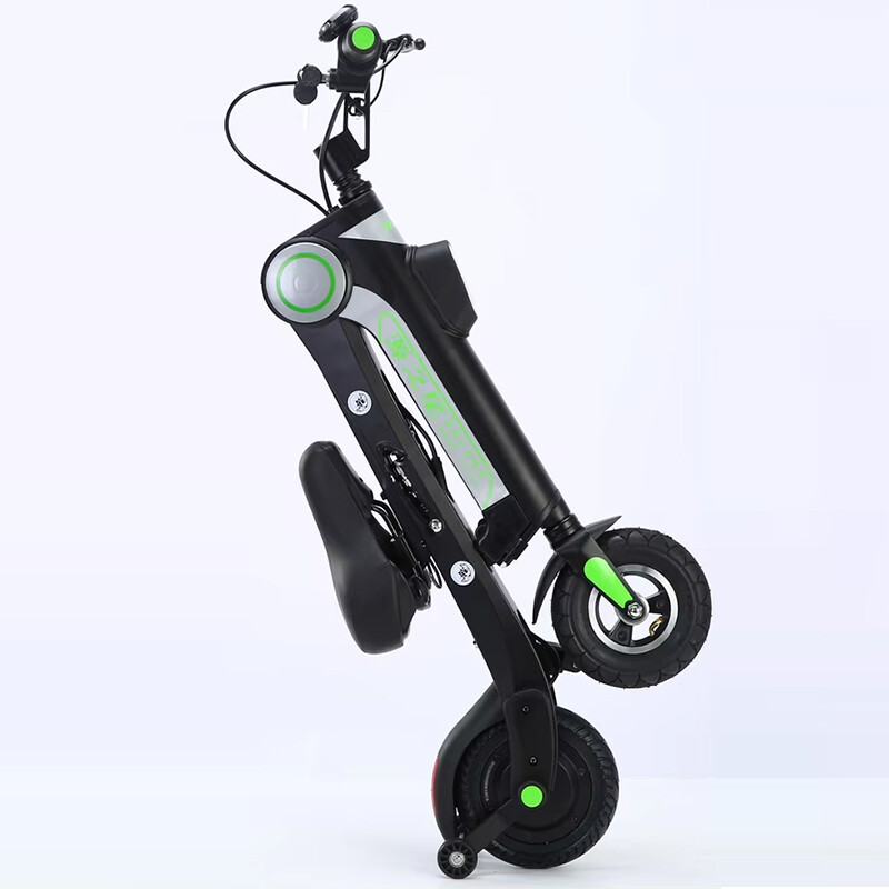 Foldable High Carbon Steel Electric Bike 250W with Lithium Battery Lightweight Folding Electric Bicycle