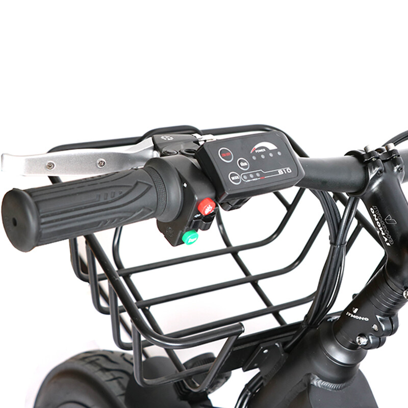 Foldable Double Lithium Battery Mountain Tire Delivery Bicycle