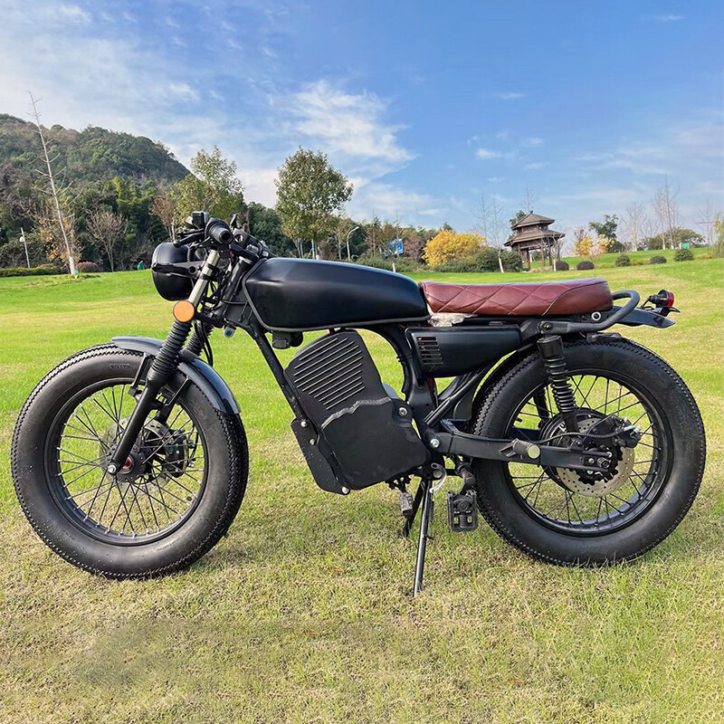 High Speed Electric Motorcycle 8000W 72V 60AH 115km/h for Adults with 17-inch Tires