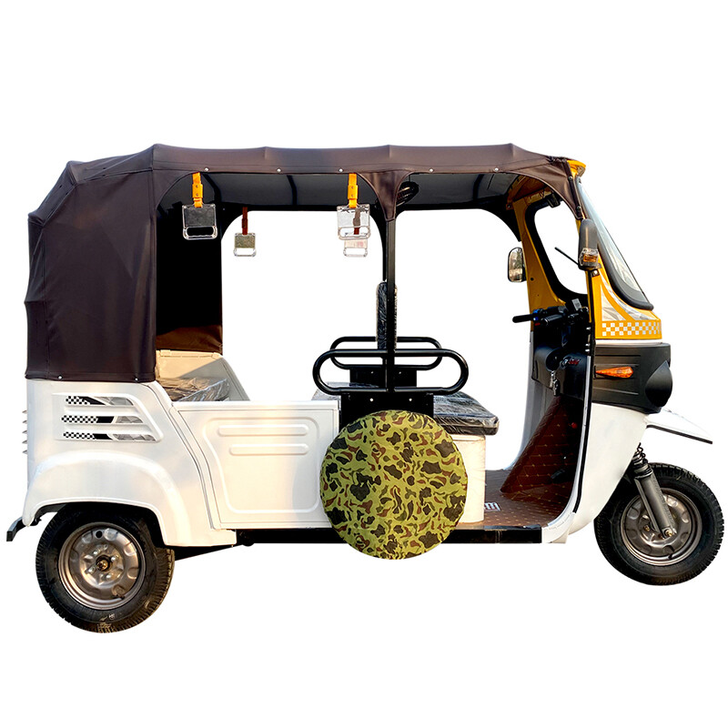 Electric 7 Passengers Tuk Tuk Rickshaw Taxi 1800w