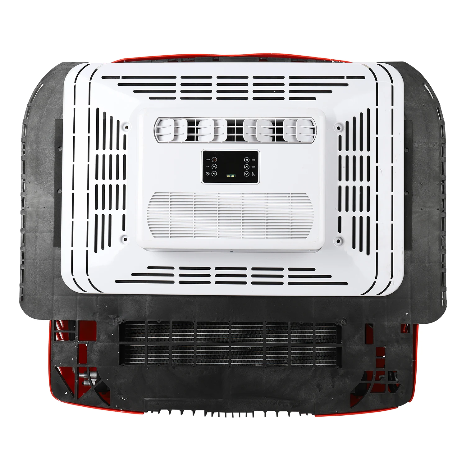 12v24v dual fan roof parking air conditioner all-in -one truck conditioner