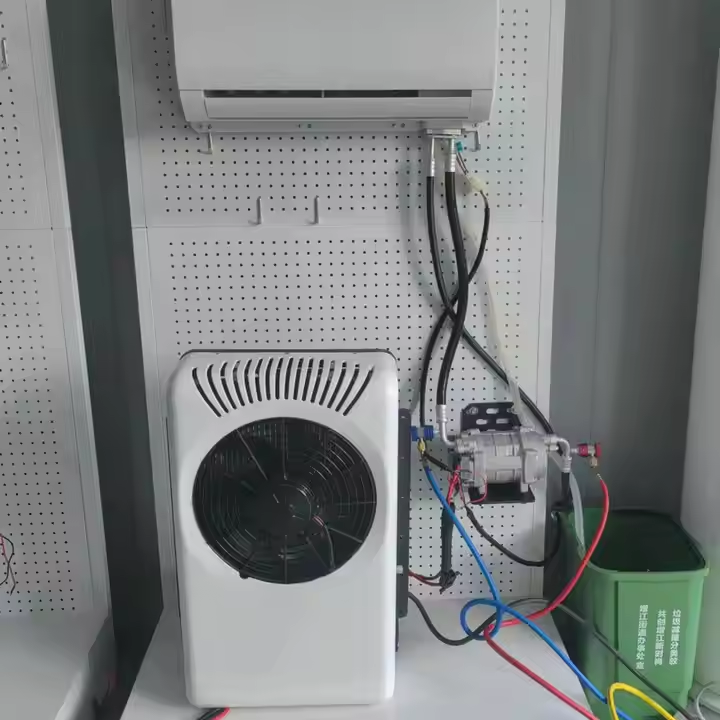External Auto Air Condition 12V 24V Electric Truck Air Conditioner For Car 12V Dc Air Conditioner For Tractor
