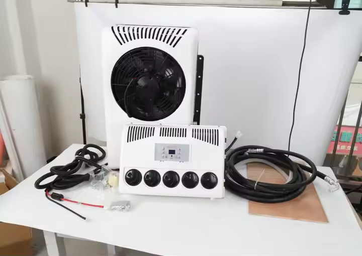 External Auto Air Condition 12V 24V Electric Truck Air Conditioner For Car 12V Dc Air Conditioner For Tractor