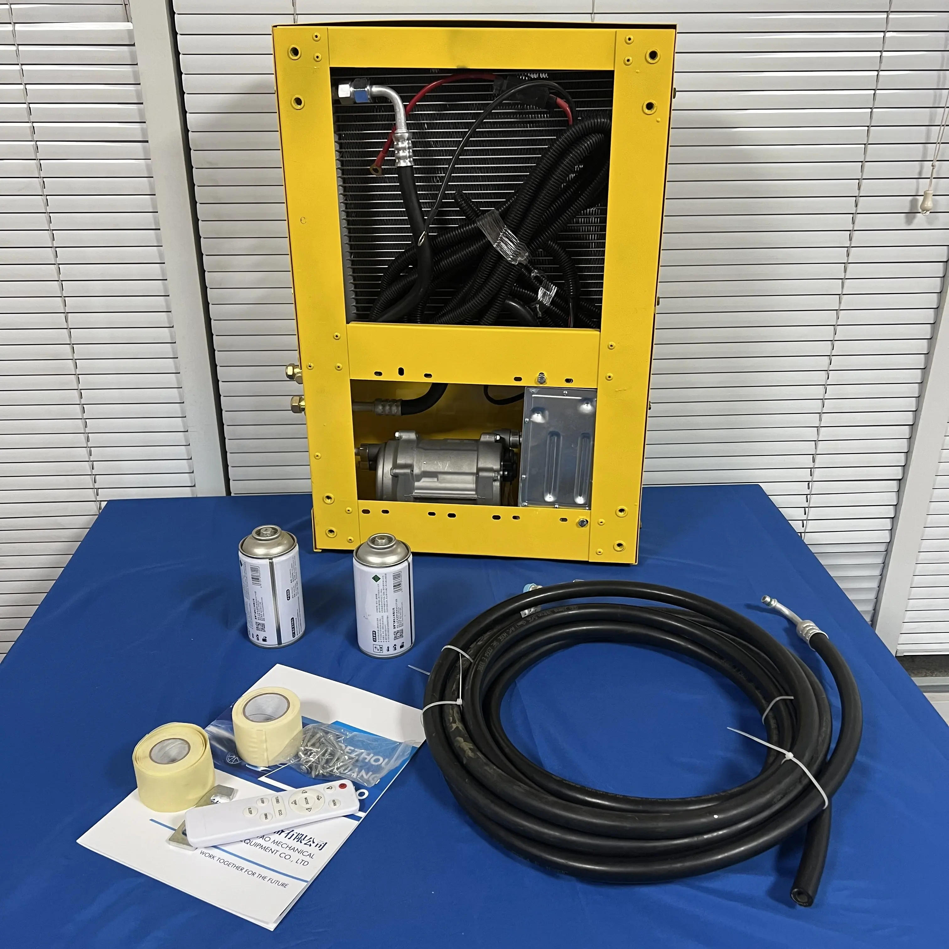 12v 24v electric ev car rv ac air conditioner dc air kit parking cooler