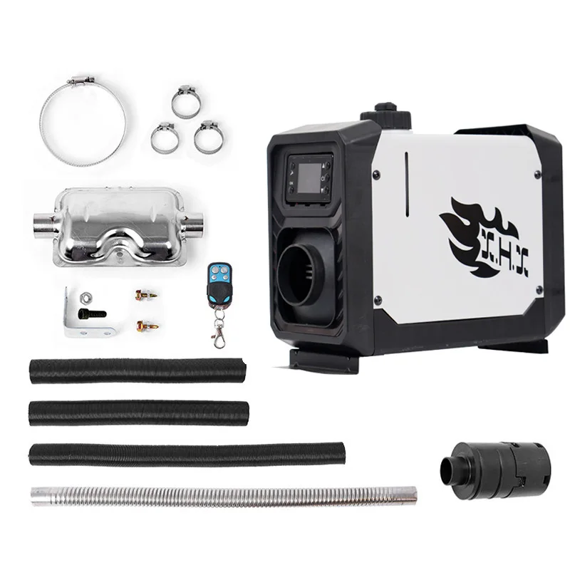 Air Diesel Heater 5KW 12V-220v With Silencer All in One For Trailers Caravans Boats