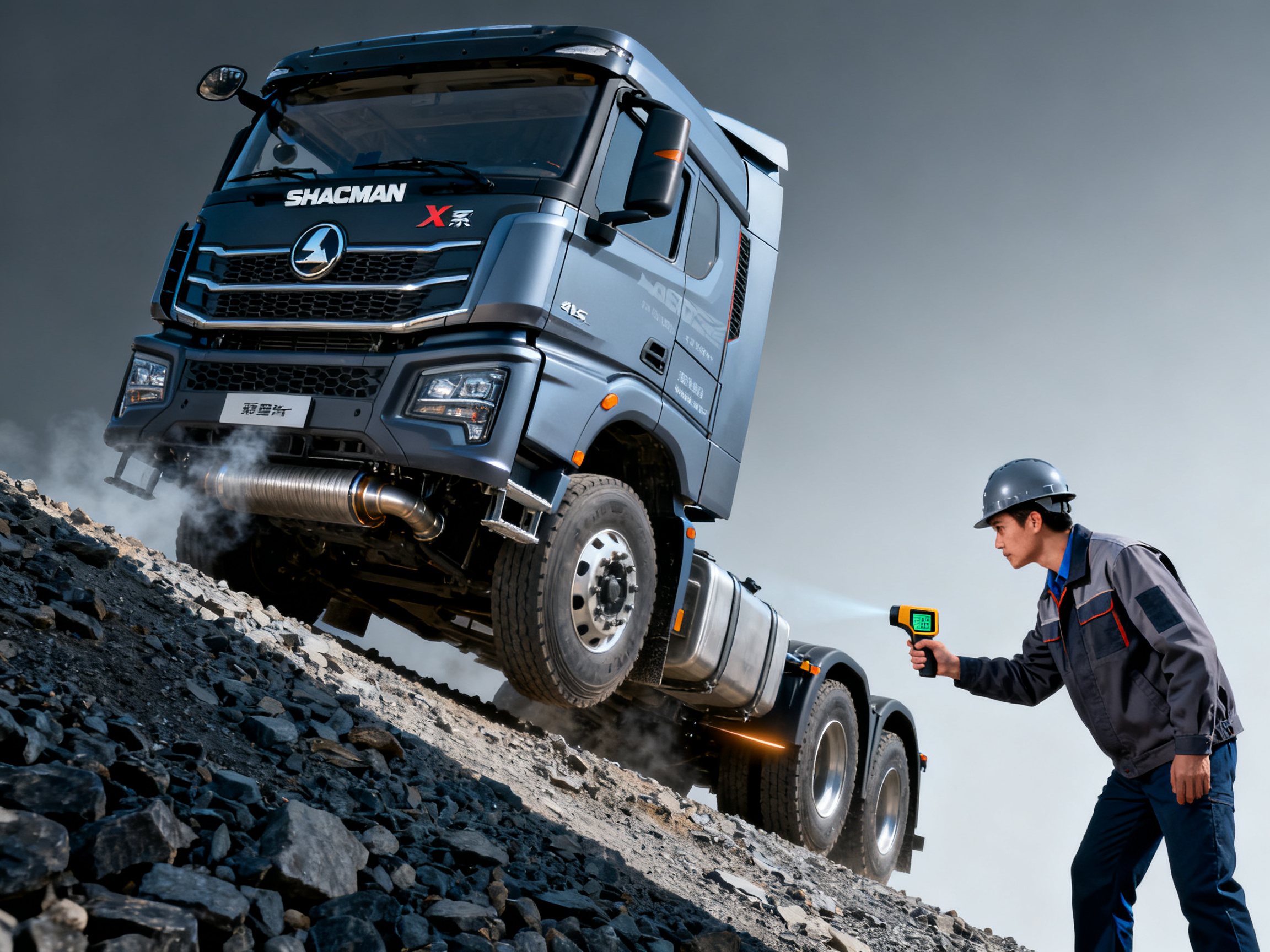 SHACMAN camions durabilité référence : 800 000 km durée de vie B10 confirmée sous fonctionnement continu à 45° de pente