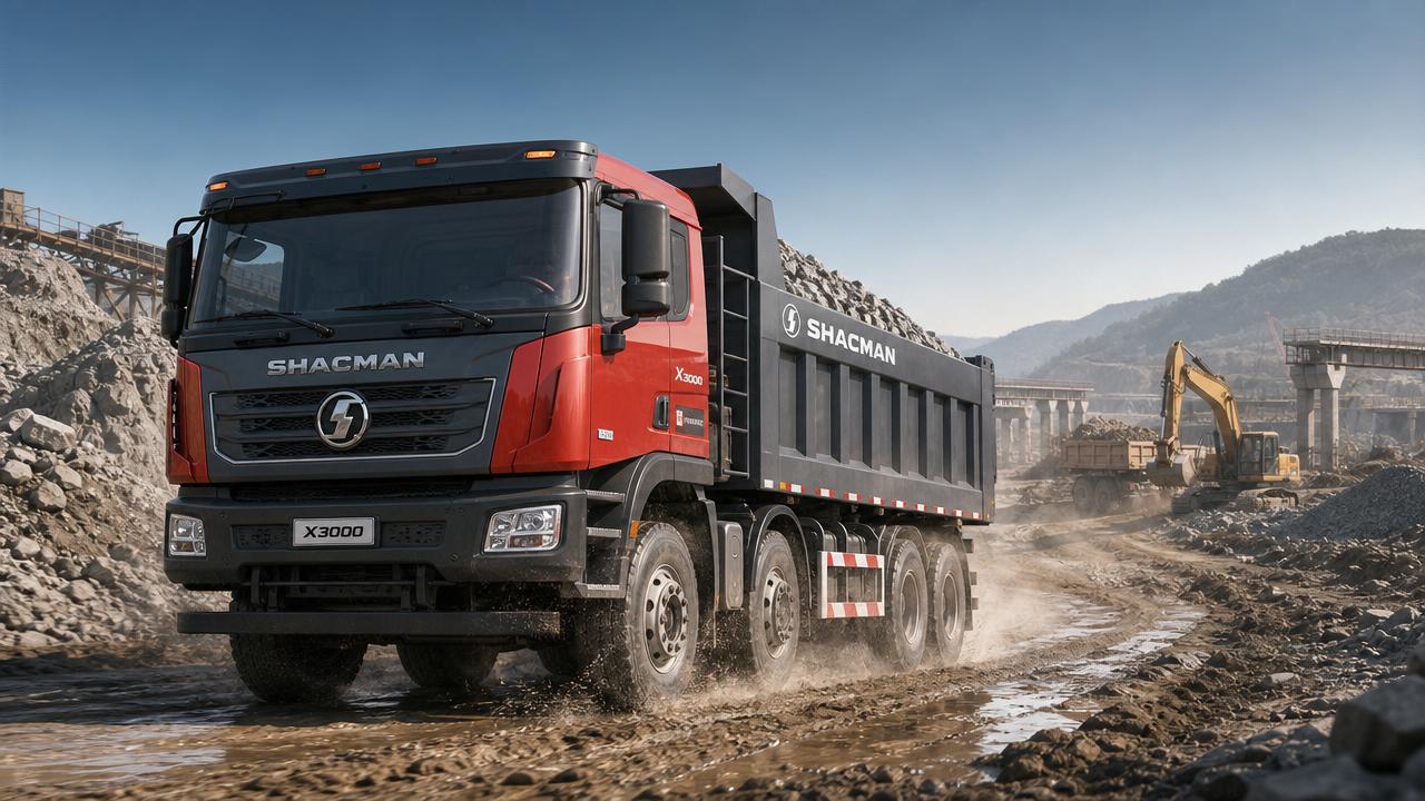 Où les camions Shacman sont les plus adaptés aux travaux de transport dans la construction