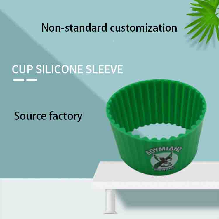 Silicone cup sleeve