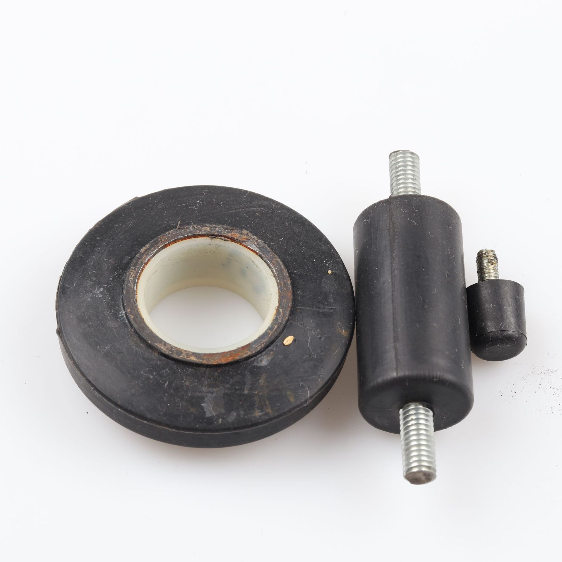 Rubber covered metal handle