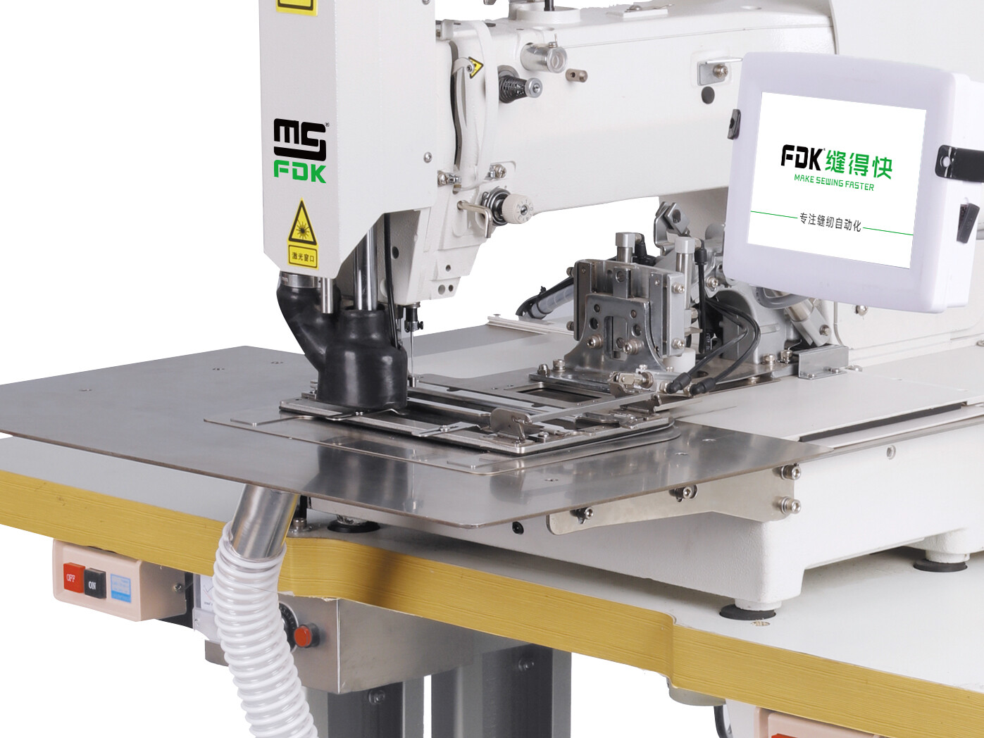 MS-03-B326 MULTI-FUNCTIONS LASER WELTING / PLACKET OPENER MACHINE