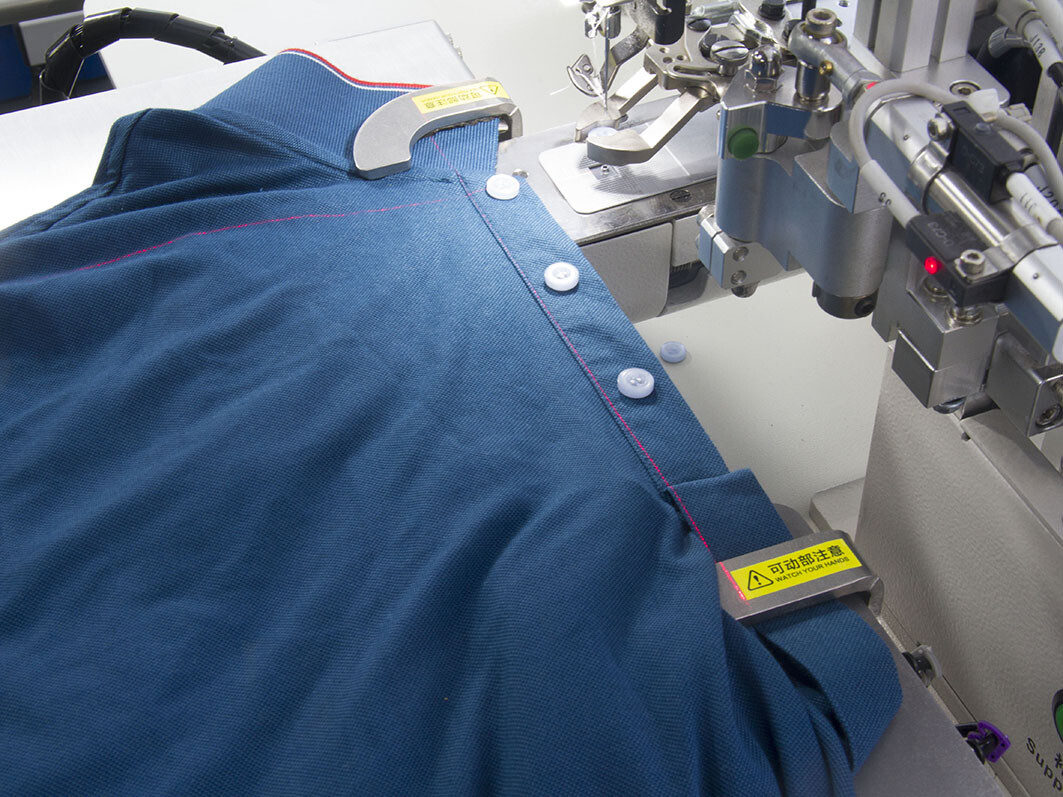 MS-20 POLO AUTO POLO SHIRTS BUTTONING MACHINE