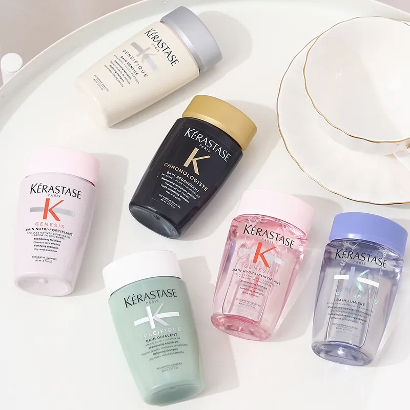 Cashi shampoo yuanqi ginger, platinum and black diamond dual-function sample 80ml travel suit