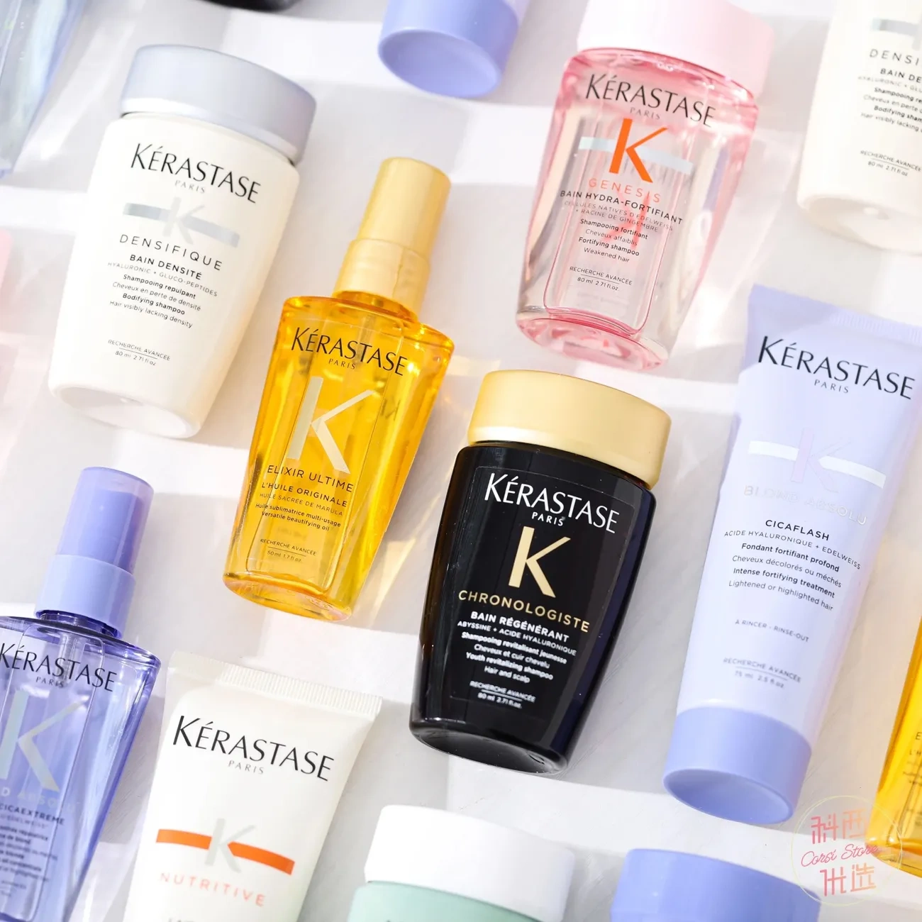 Cashi shampoo yuanqi ginger, platinum and black diamond dual-function sample 80ml travel suit