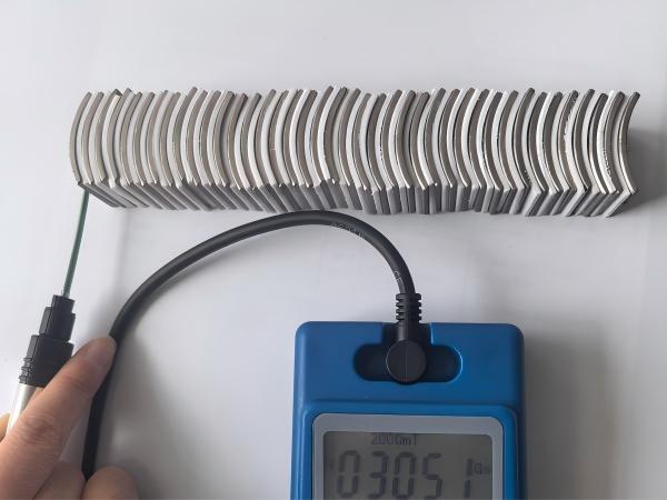 magnetic-testing-of-arc-magnets-for-robotic-motors Neodymium Magnets for Humanoid Robots: How Much Magnet Material Does One Robot Need?