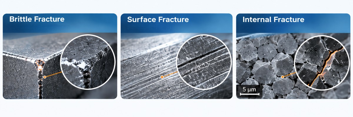 common-magnet-fracture-locations Why Are Neodymium Magnets Brittle? Causes of Cracking and Breakage