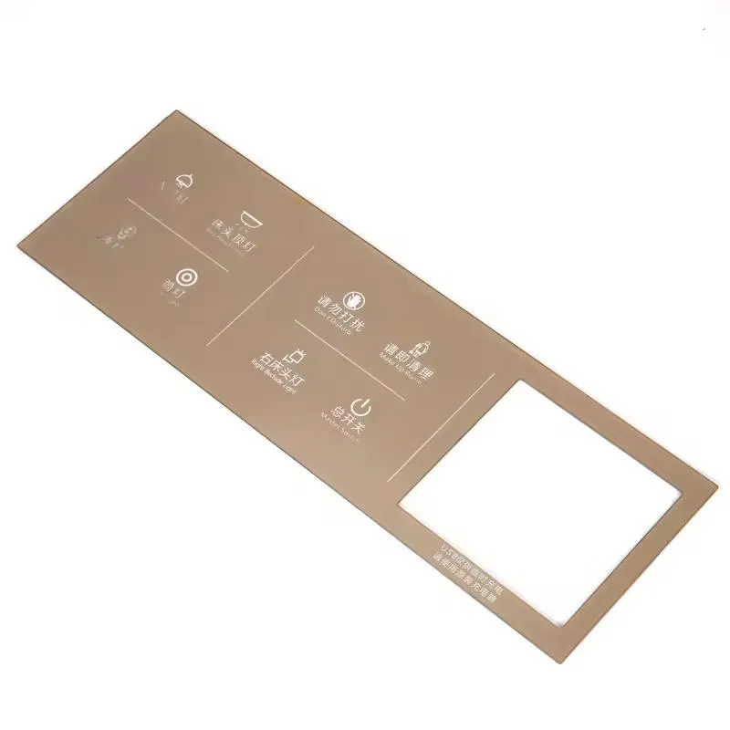 Panel de Vidrio Templado para Refrigerador con Proceso de Serigrafía