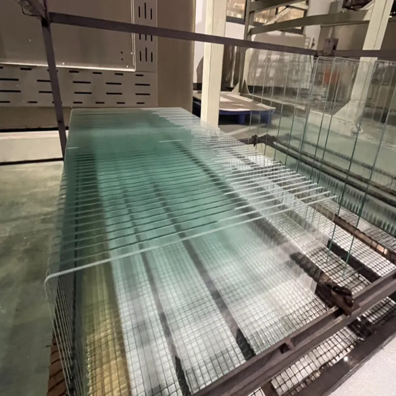  Control industrial Cubierta de vidrio del proceso de templado químico