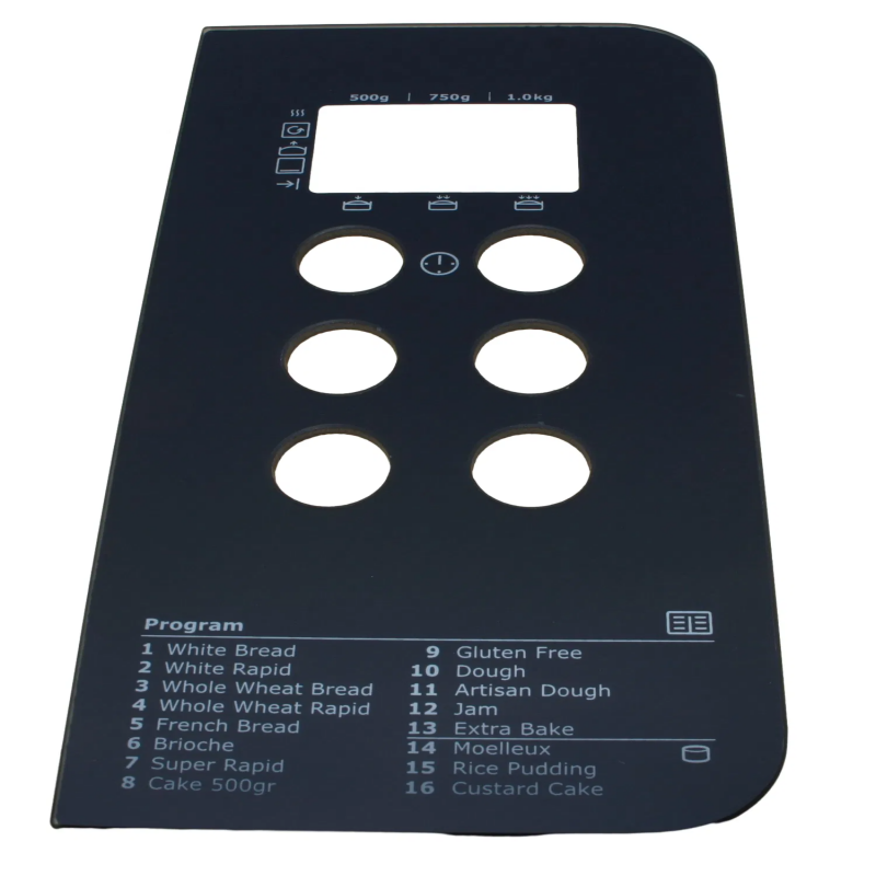 Cubierta de vidrio templado de alta calidad para pantallas de instrumentos industriales