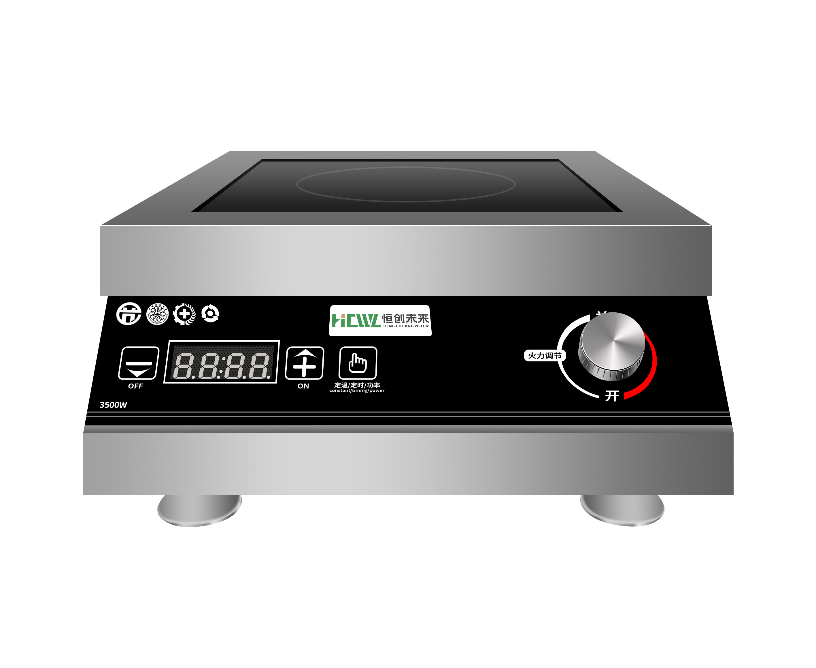 Commercial high-power induction cooker 3500W recommended energy-saving level stove for commercial kitchens and restaurants
