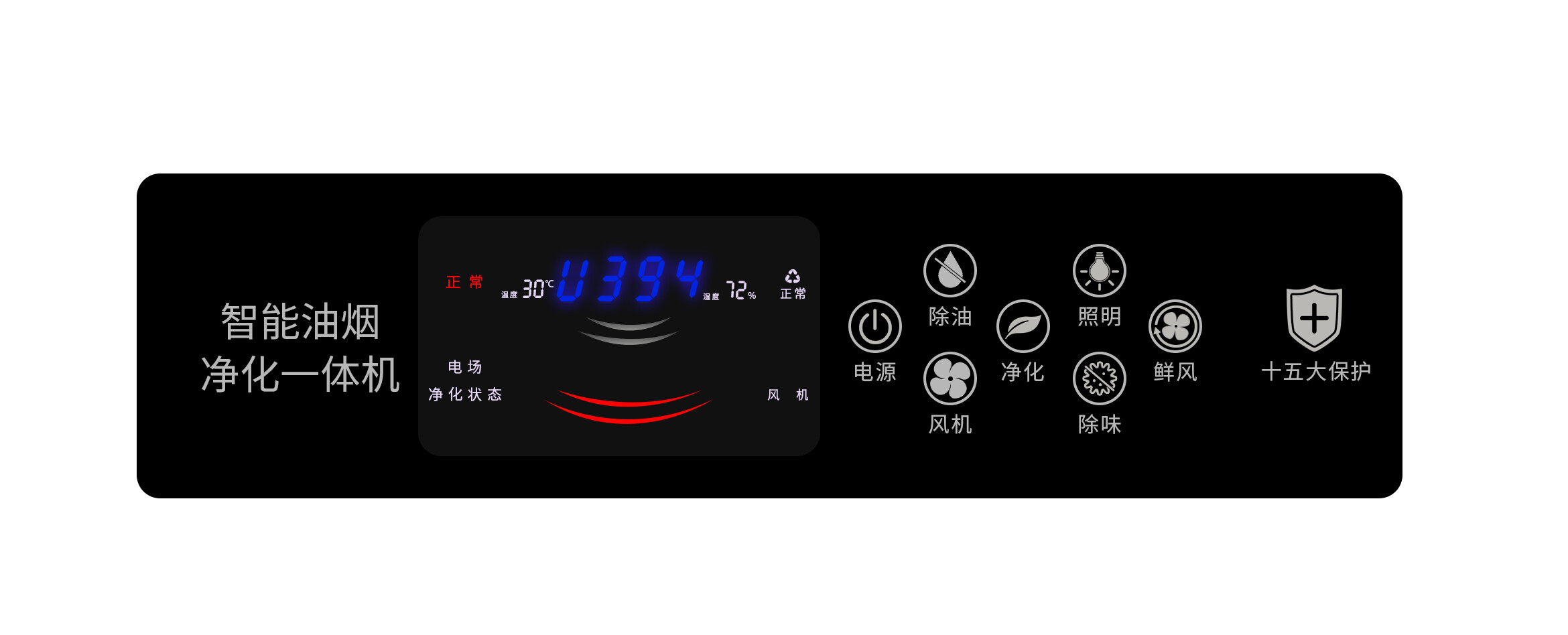 Commercial kitchen full set of oil fume purification all-in-one machine, school unit restaurant catering kitchen oil fume purification equipment