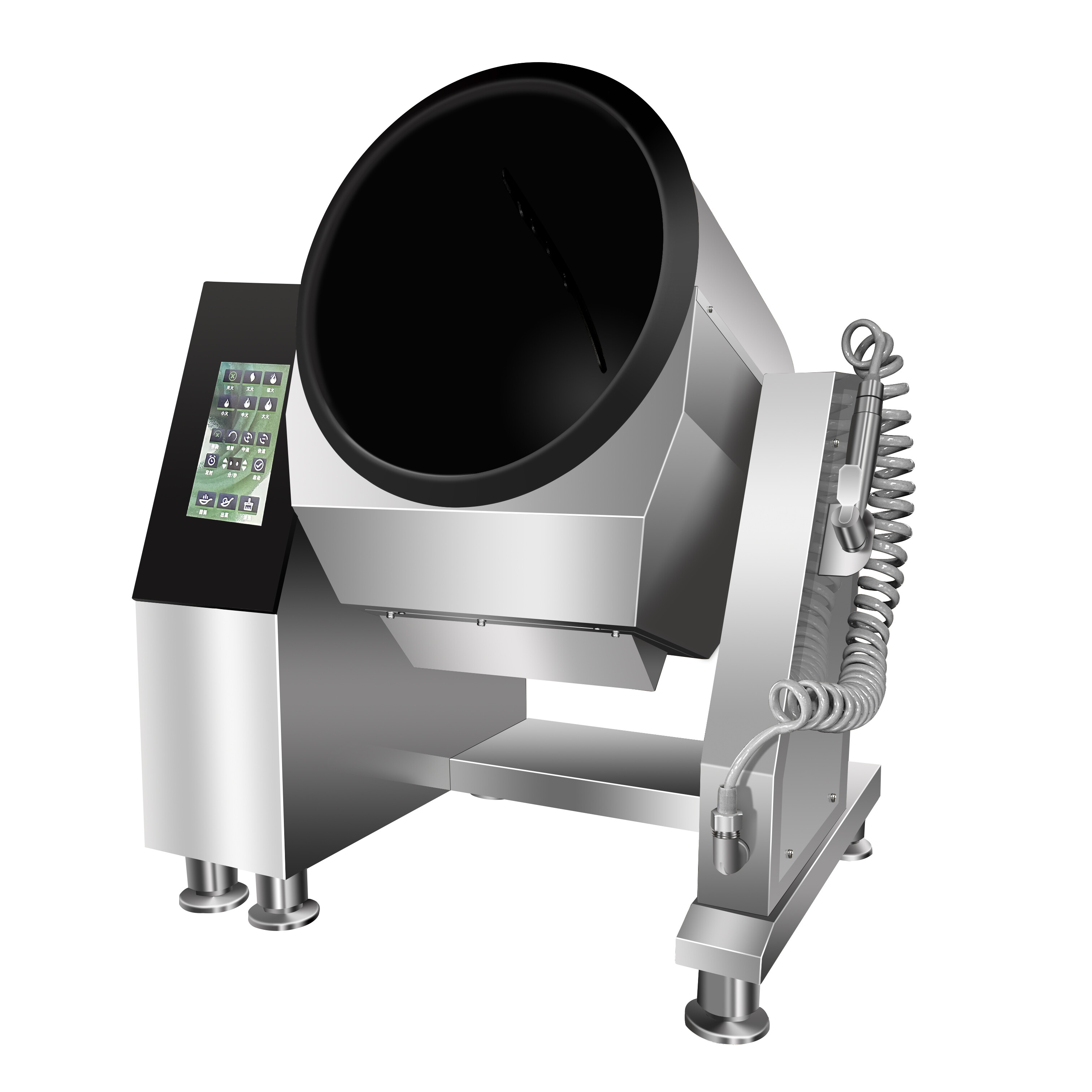 Intelligent vegetable stir fry machine, commercial fully automatic vegetable stir fry machine, complete set of kitchen equipment, vegetable stir fry machine, restaurant stove, stove equipment