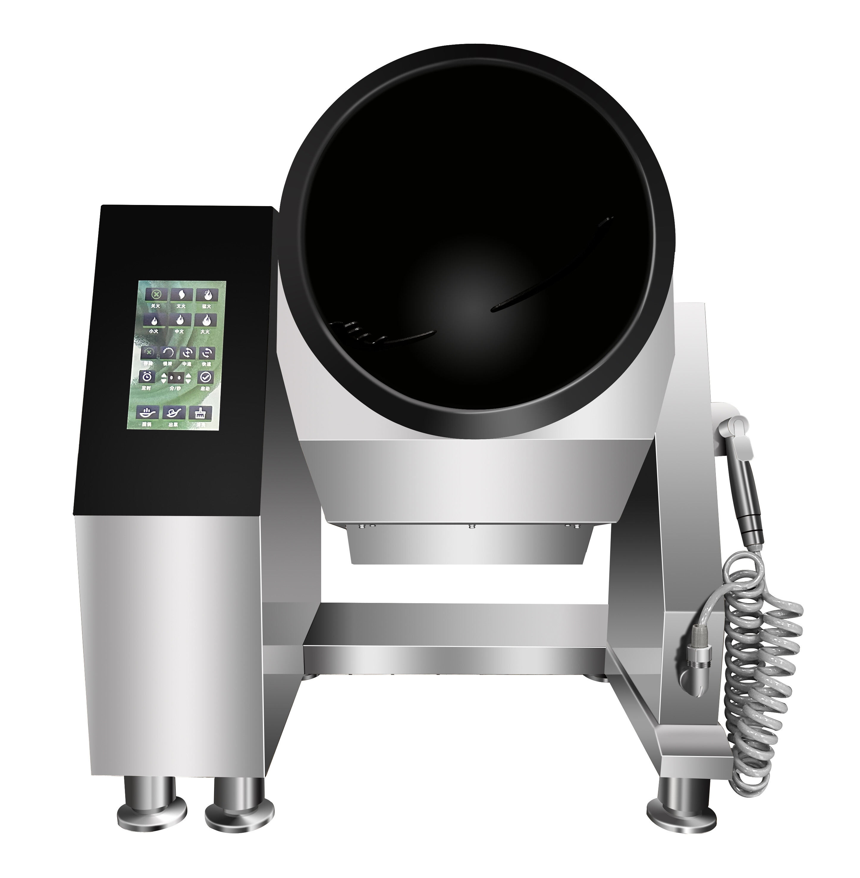 Intelligent vegetable stir fry machine, commercial fully automatic vegetable stir fry machine, complete set of kitchen equipment, vegetable stir fry machine, restaurant stove, stove equipment