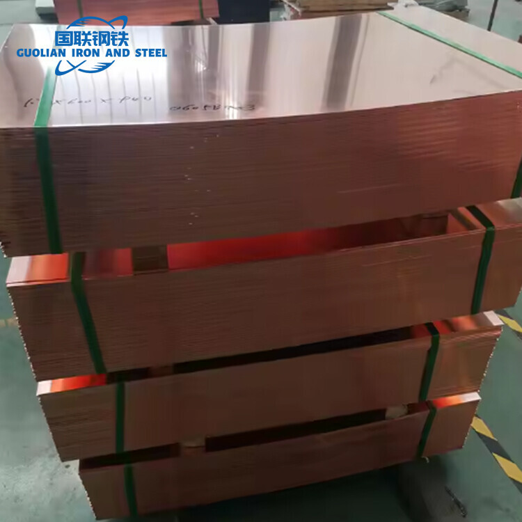 China Hot Sale 4X8 Red Sheets Customized 99.9% Pure Bronze / Brass T2 Copper Cathode ThickSheet Plate