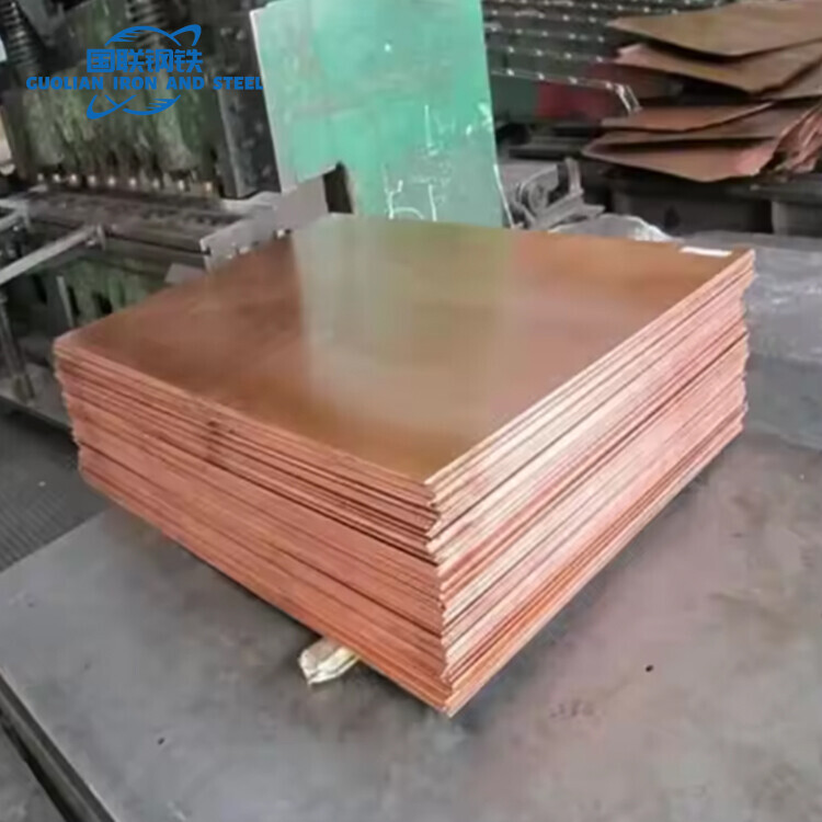 China Hot Sale 4X8 Red Sheets Customized 99.9% Pure Bronze / Brass T2 Copper Cathode ThickSheet Plate