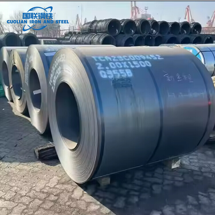 Factory Direct  ST37 Steel Coil HR Coil A36 SS400 Q235B Hot Rolled Black Carbon steel Coil