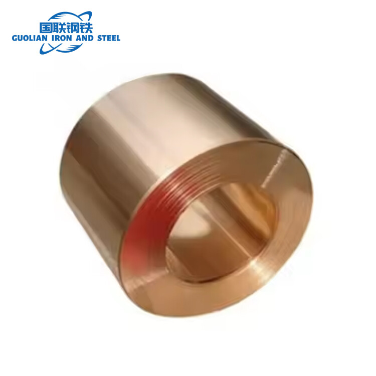 99.9% Pure Copper Coil roll C1100 C1200 C1020 High Precision Red Copper Strip For Earthing