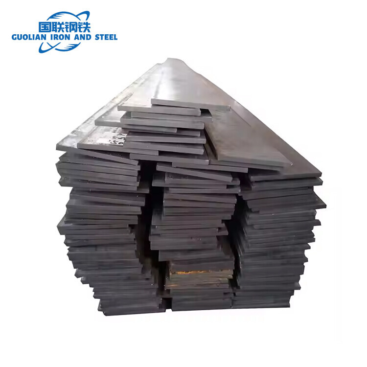China Factory Square Carbon flat bar Mild steel flat bar Q195 Q235 Q345 Ss400 S45c A36 S235JRflat steel bar