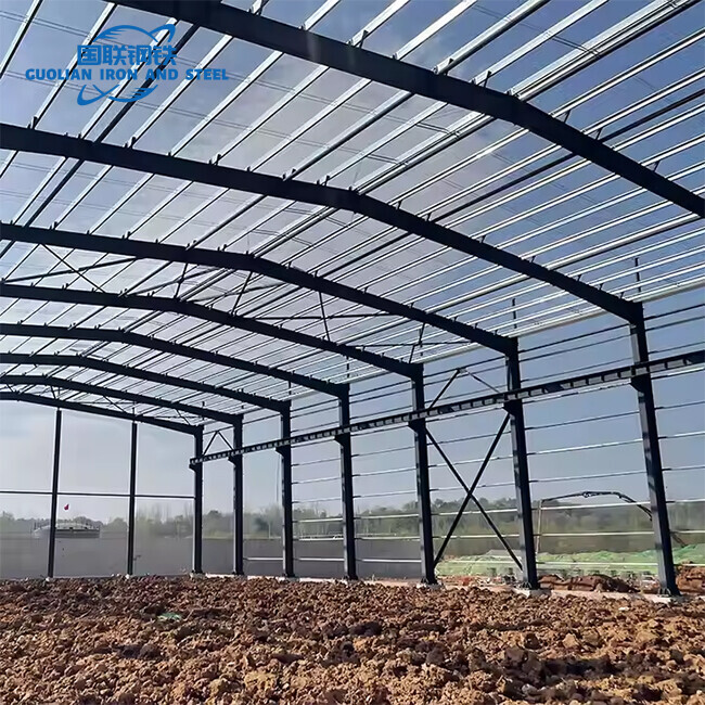 China Custom Design Steel Structure Buildings Durable Prefab Warehouse & Cow ShedConstruction Light Standard According To ASTM