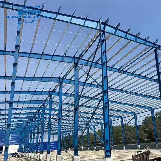 China Custom Design Steel Structure Buildings Durable Prefab Warehouse & Cow ShedConstruction Light Standard According To ASTM