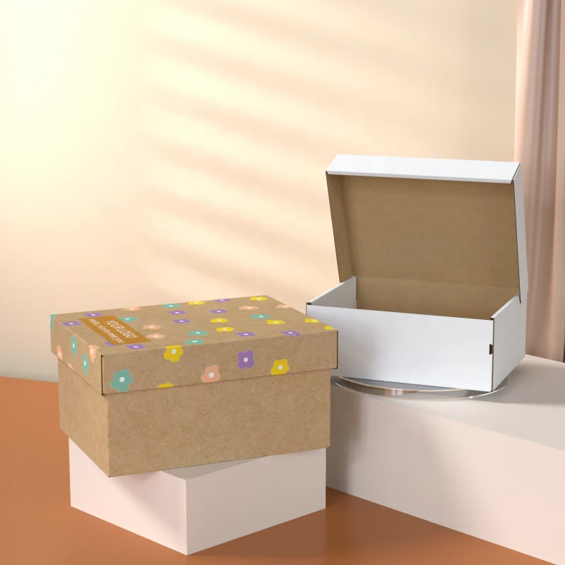 صندوق غطاء وقاعدة للأحذية والملابس والهدايا