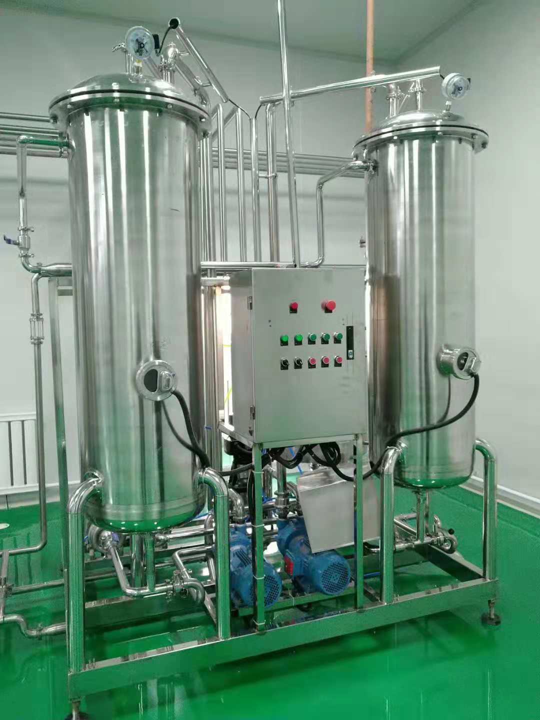 Vacuum degassing unit